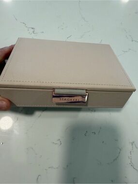 Stackers Jewelry Box in Blush Pink 5 x7 BRAND NEW PERFECT CONDITION NEVER USED